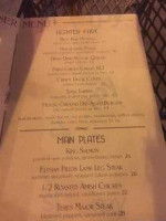 Cafe Saint-Ex menu