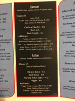 The Spoon menu