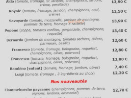 Café Pépone menu