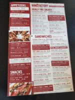 The Wing Factory menu