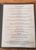 Jean Bonnet Tabern menu