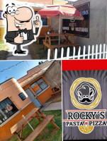 Rocky's Pizza inside