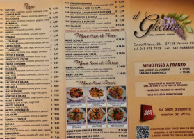 Il Glicine menu