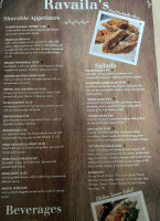 Ravaila's menu