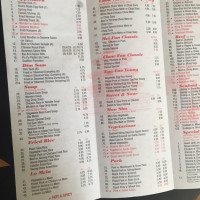 Mandarin House menu