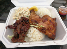 Mike's Kiawe Broiled Huli Huli Chicken food