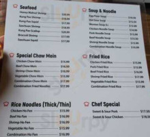 Black Straw Tea Kitchen menu