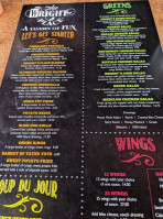 The Wright Place menu