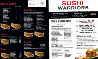 Sushi Warriors food