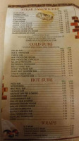 Pucillo's Pizza Pasta menu