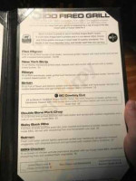 Black Canyon menu