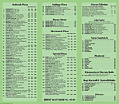 Roma Pizzaria Grillbar menu