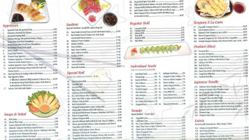 Fuji Japanese Restaurant menu