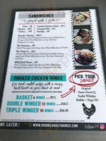 Hog Wild Pit -b-q menu