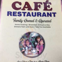 Kristina's Cafe menu