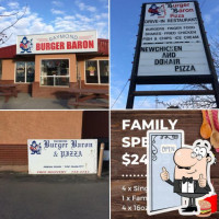 Burger Baron & Pizza outside