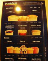 Dutch Bros. Coffee menu