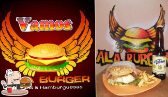 A La Burger food