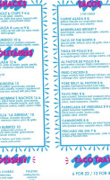 Broken English Taco Pub-lincoln Park menu