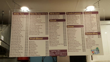 Boba Ninja menu