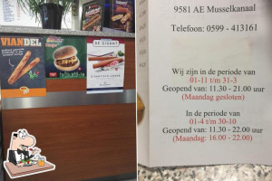 Cafeteria Musselkanaal menu