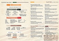 Mr. Munchies Sushi menu