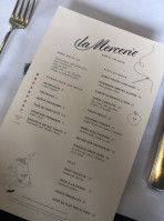 La Mercerie menu