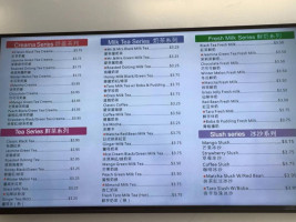 Mr Mrs Tea House menu