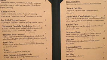 Panevino Italian Grille menu