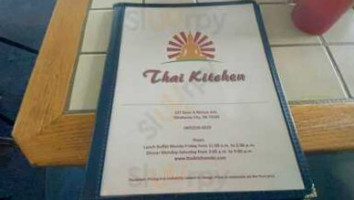 Thai Kitchen menu