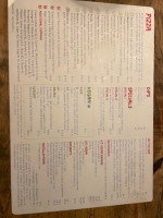 Sano Pizza menu