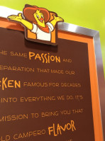 Pollo Campero menu