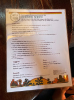 West Of Pecos menu