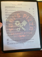 Toni's Detroit Style Pizza menu