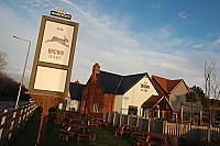 The Brown Hare outside