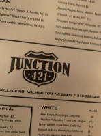 Junction 421 menu