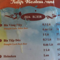 Tulip menu