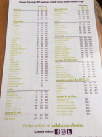 Salata menu