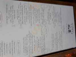 Tiny's And The Upstairs menu