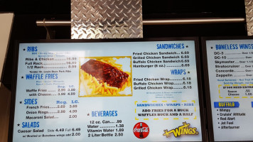 Wings Over menu