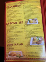 El Patron menu