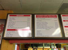 Mr. Hoagies menu