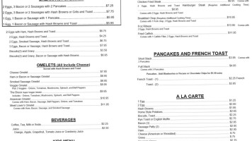 Darren's American Grill menu