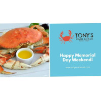 Tony's Crab Shack food