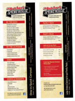 The Butcher's Smokehouse menu