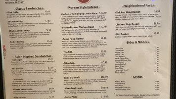 The Neighborhood Eatery menu