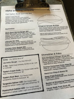 Alpha Brewing Company menu