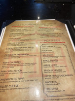 Chicas Cuban Cafe menu