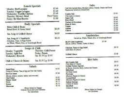 D Mongeon's Deli Catering menu