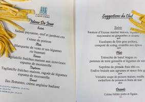 La Bonne Auberge Hôtel De Charme, Et Terrasse menu